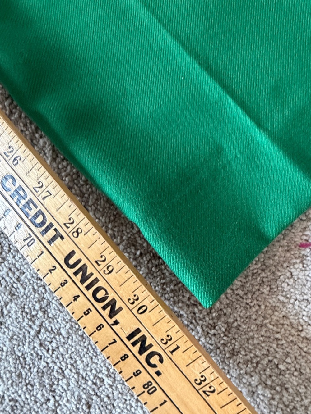 Banana Republic Lido Pants Green Mid-rise Straight Italian Wool Size 8 - Picture 10 of 10
